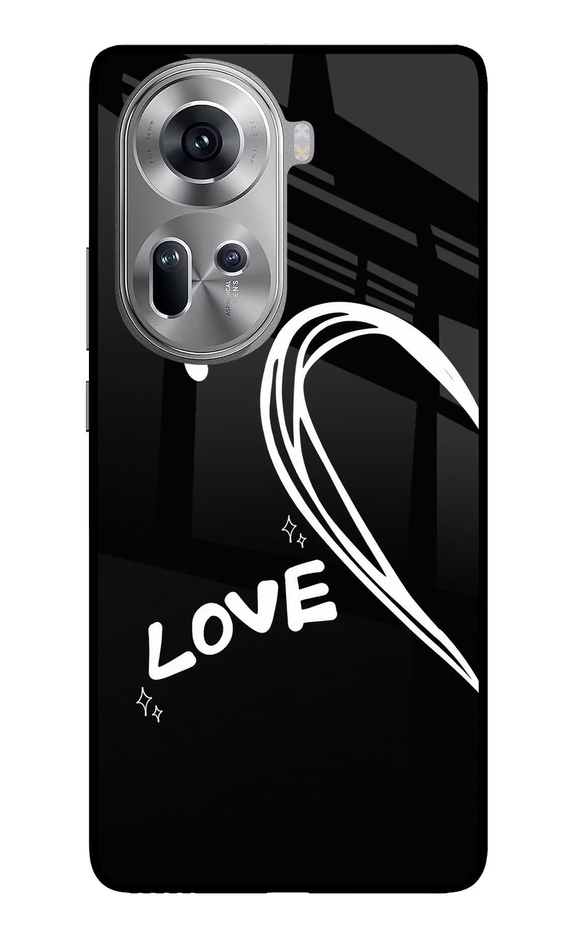 Love Line Oppo Reno11 Glass Case
