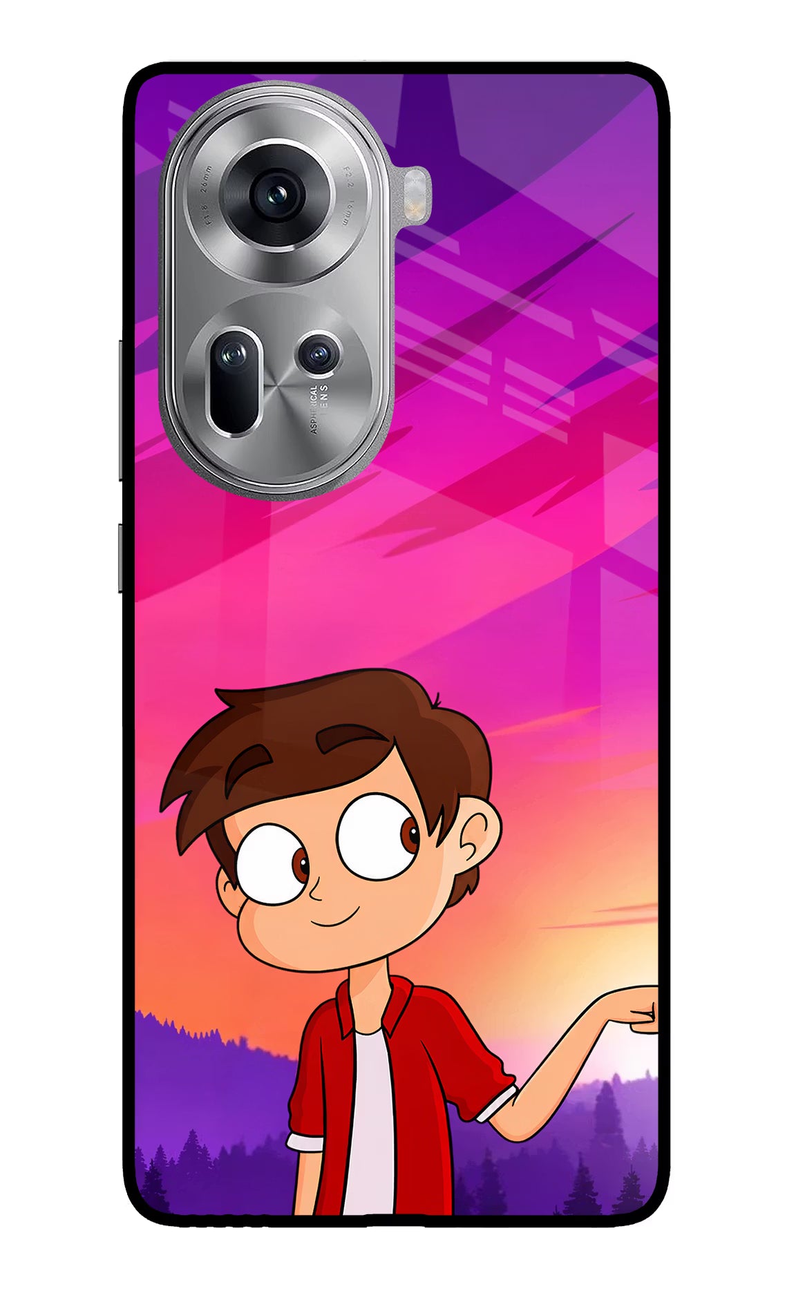 Marco Sunset Oppo Reno11 Glass Case