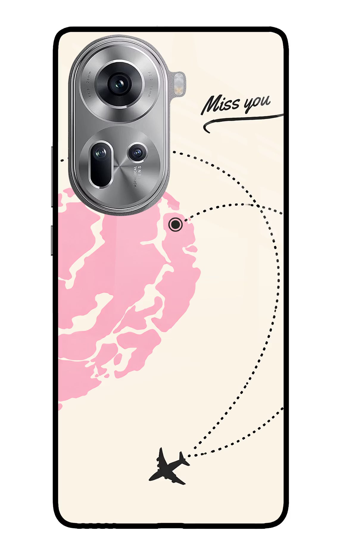 Miss Orbit Oppo Reno11 Glass Case