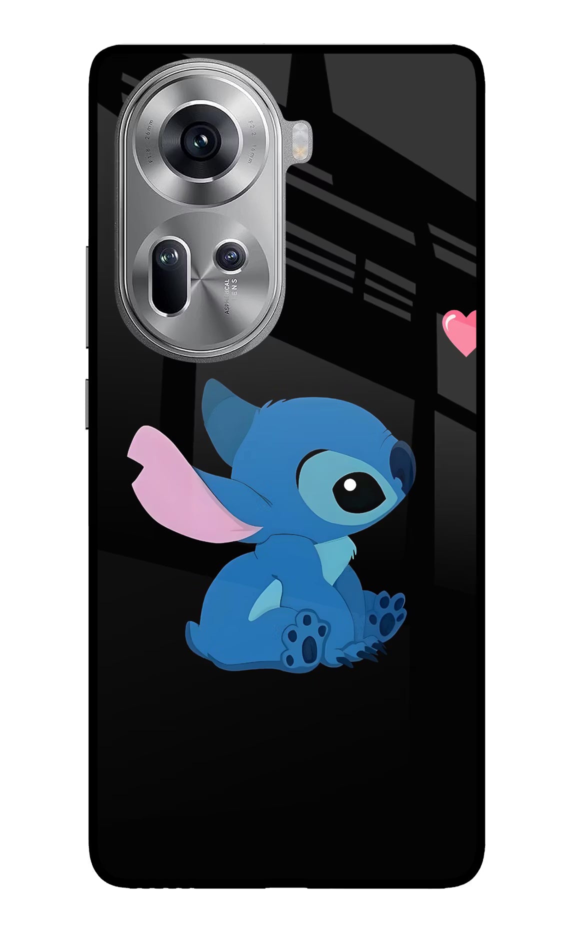 Stitch Crush Oppo Reno11 Glass Case