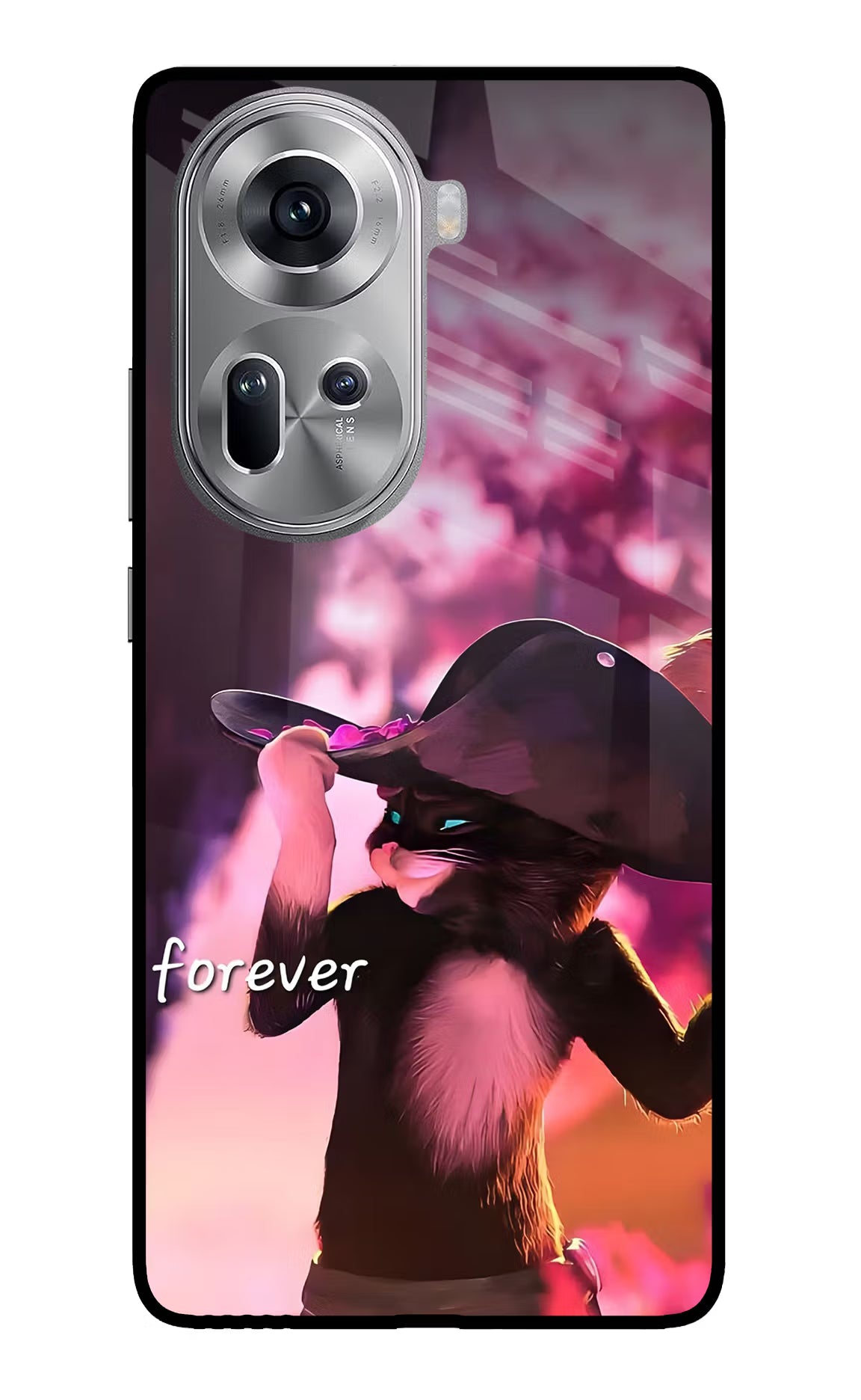 Forever Cat Oppo Reno11 Glass Case