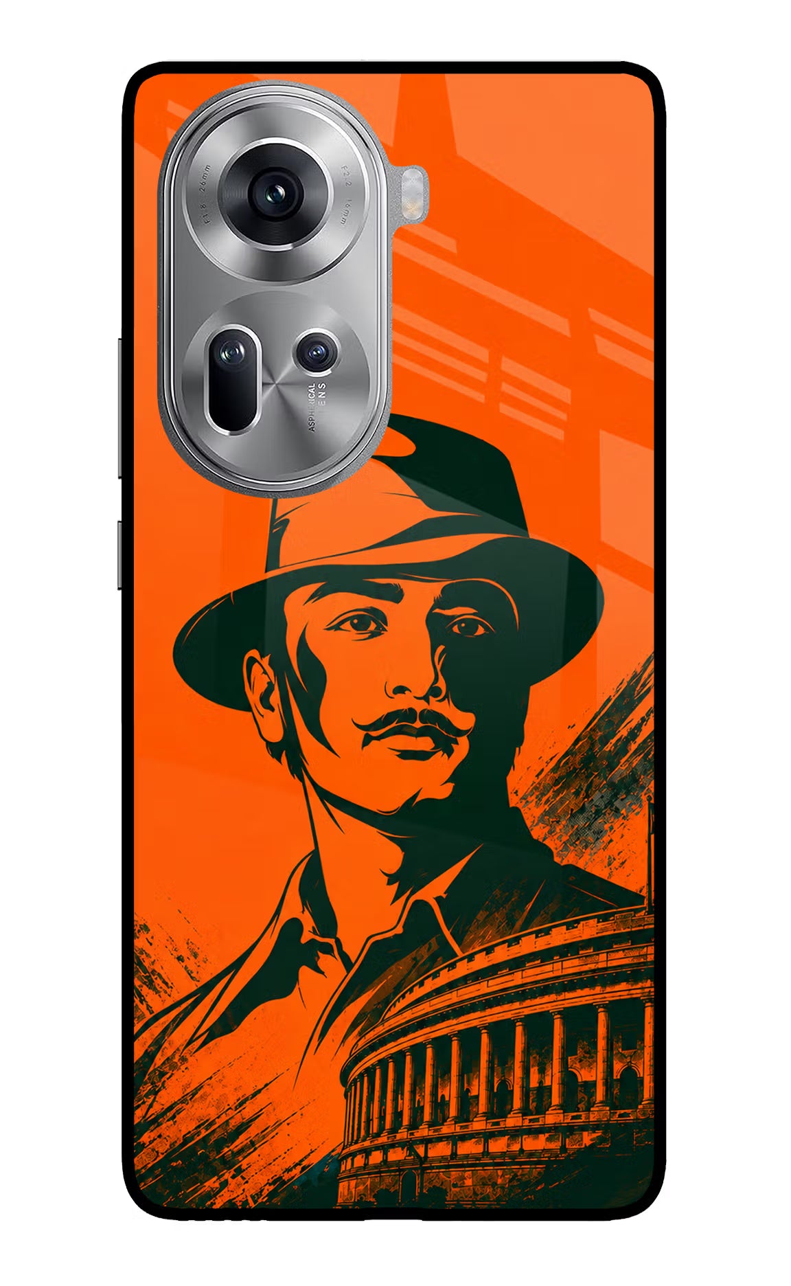 Bhagat Singh Legacy Oppo Reno11 Glass Case