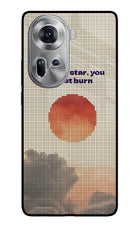 Pixel Sun Oppo Reno11 Glass Case