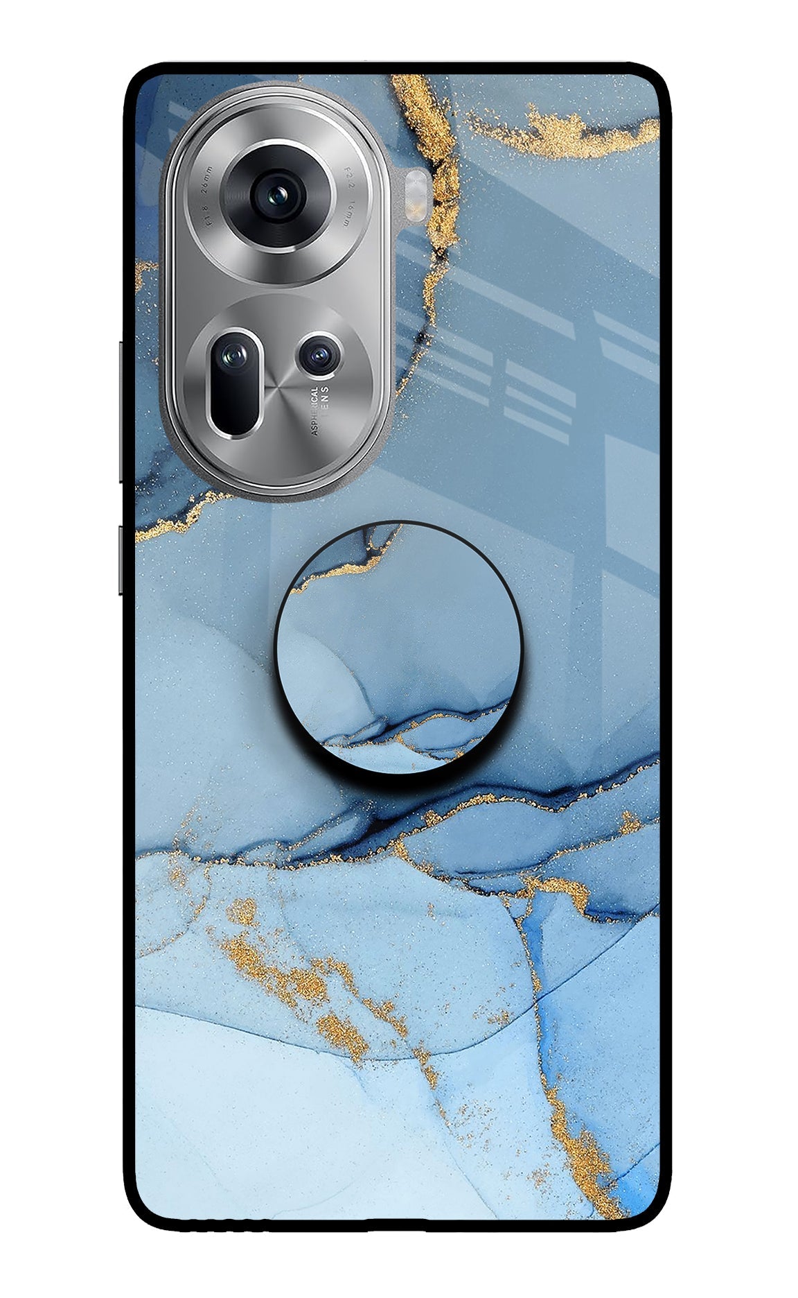 Blue Marble Oppo Reno11 Glass Case