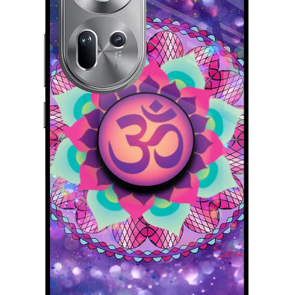 Om Purple Oppo Reno11 Pop Case by Casekaro