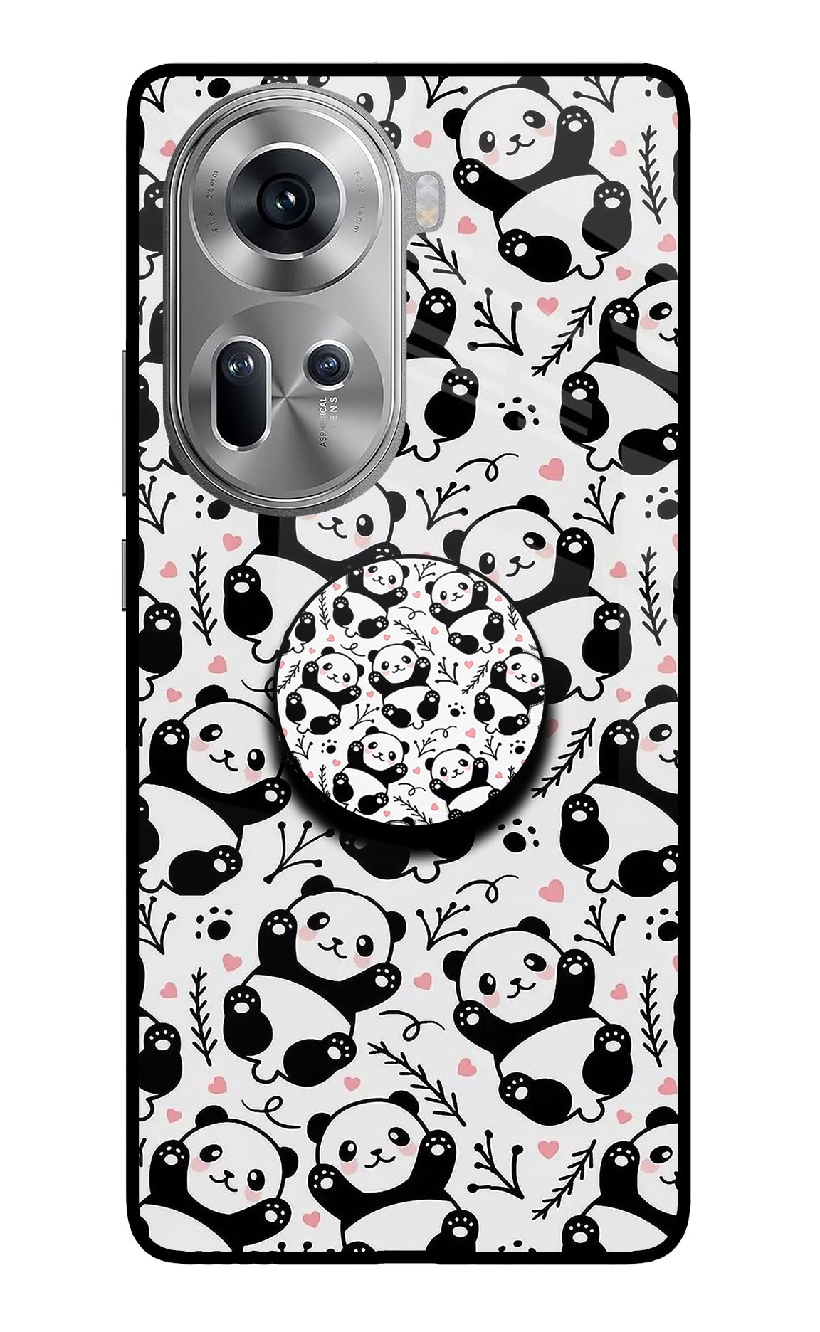 Cute Panda Oppo Reno11 Pop Case