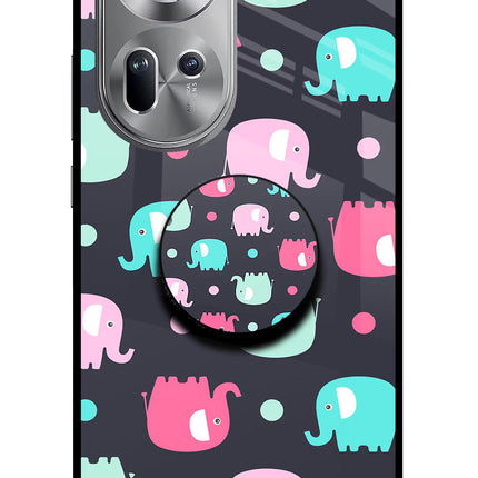 Baby Elephants Oppo Reno11 Pop Case by Casekaro