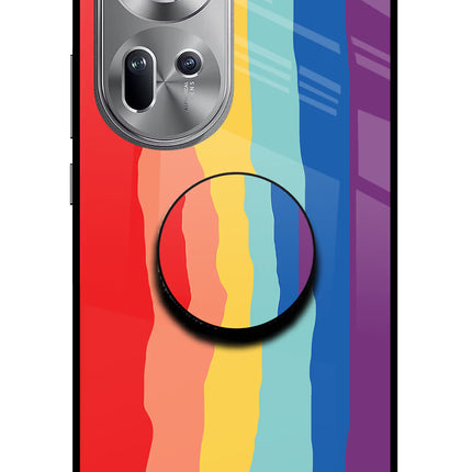 Rainbow Oppo Reno11 Pop Case by Casekaro