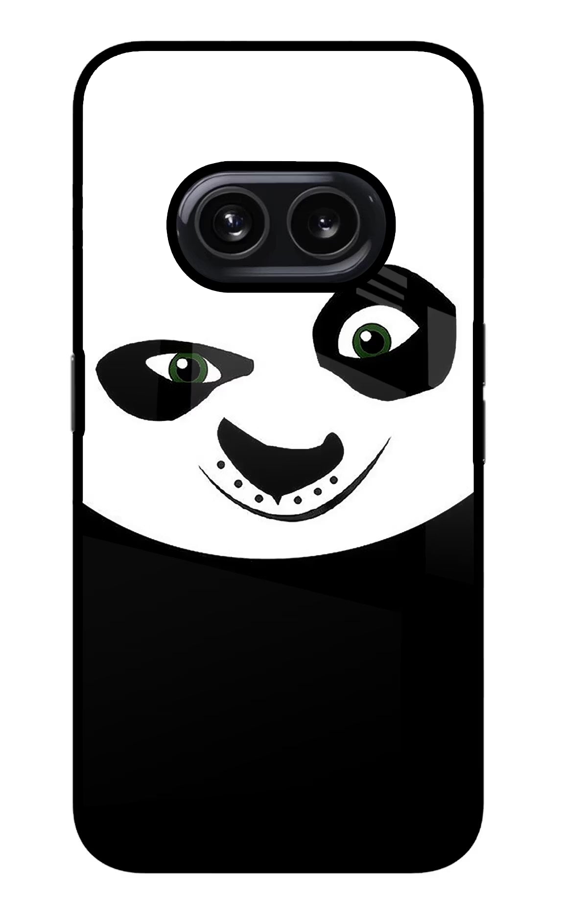 Panda Nothing Phone 2A Glass Case Back Cover by Casekaro
