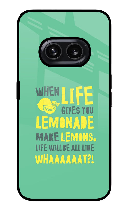 Quote Nothing Phone 2A Glass Case