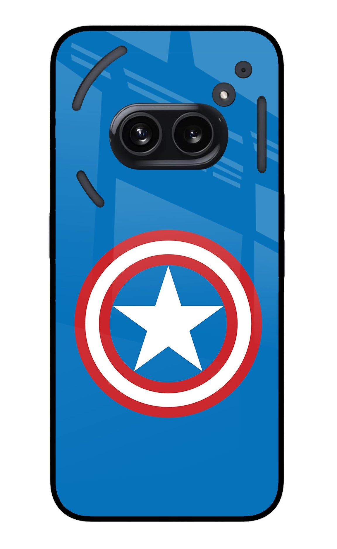 Captain America Logo Nothing Phone 2A Glass Case