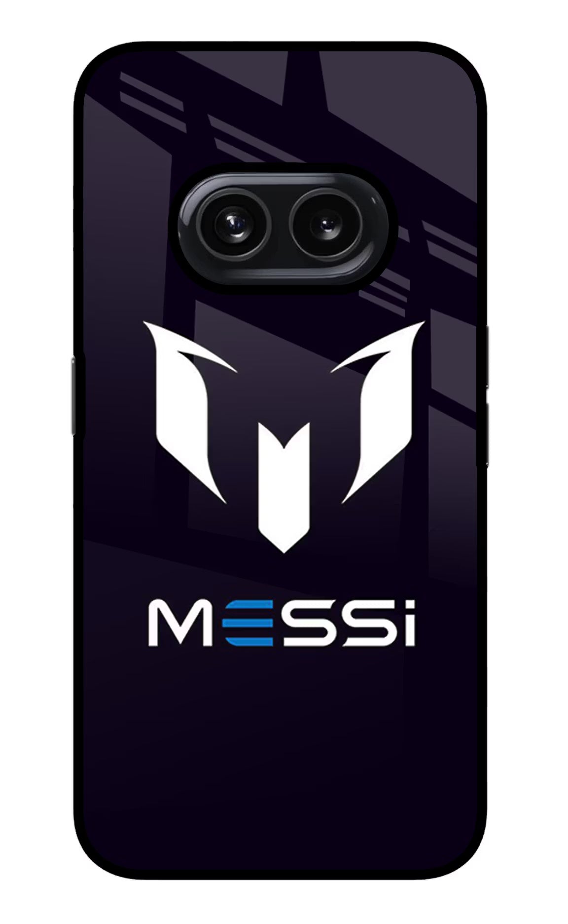 Messi Logo Nothing Phone 2A Glass Case Back Cover by Casekaro