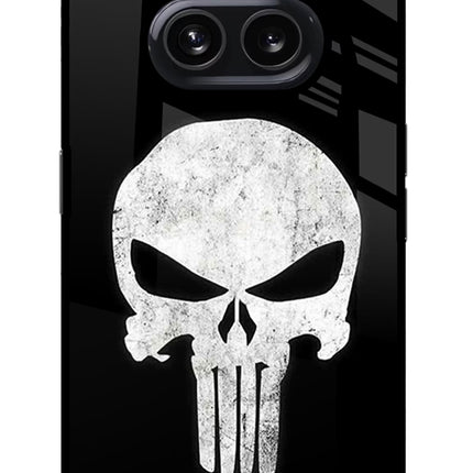 Punisher Skull Nothing Phone 2A Glass Case