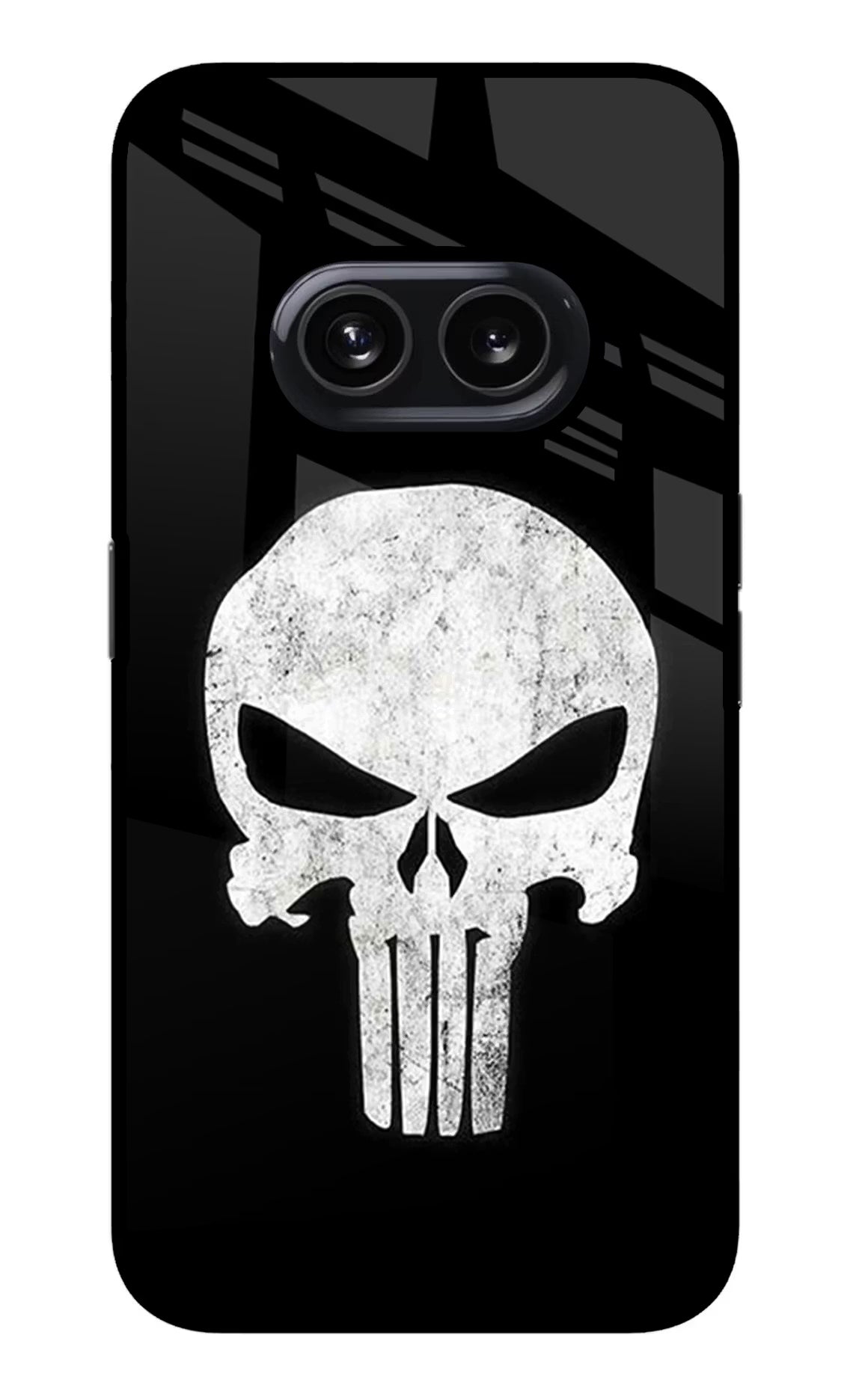Punisher Skull Nothing Phone 2A Glass Case Back Cover by Casekaro