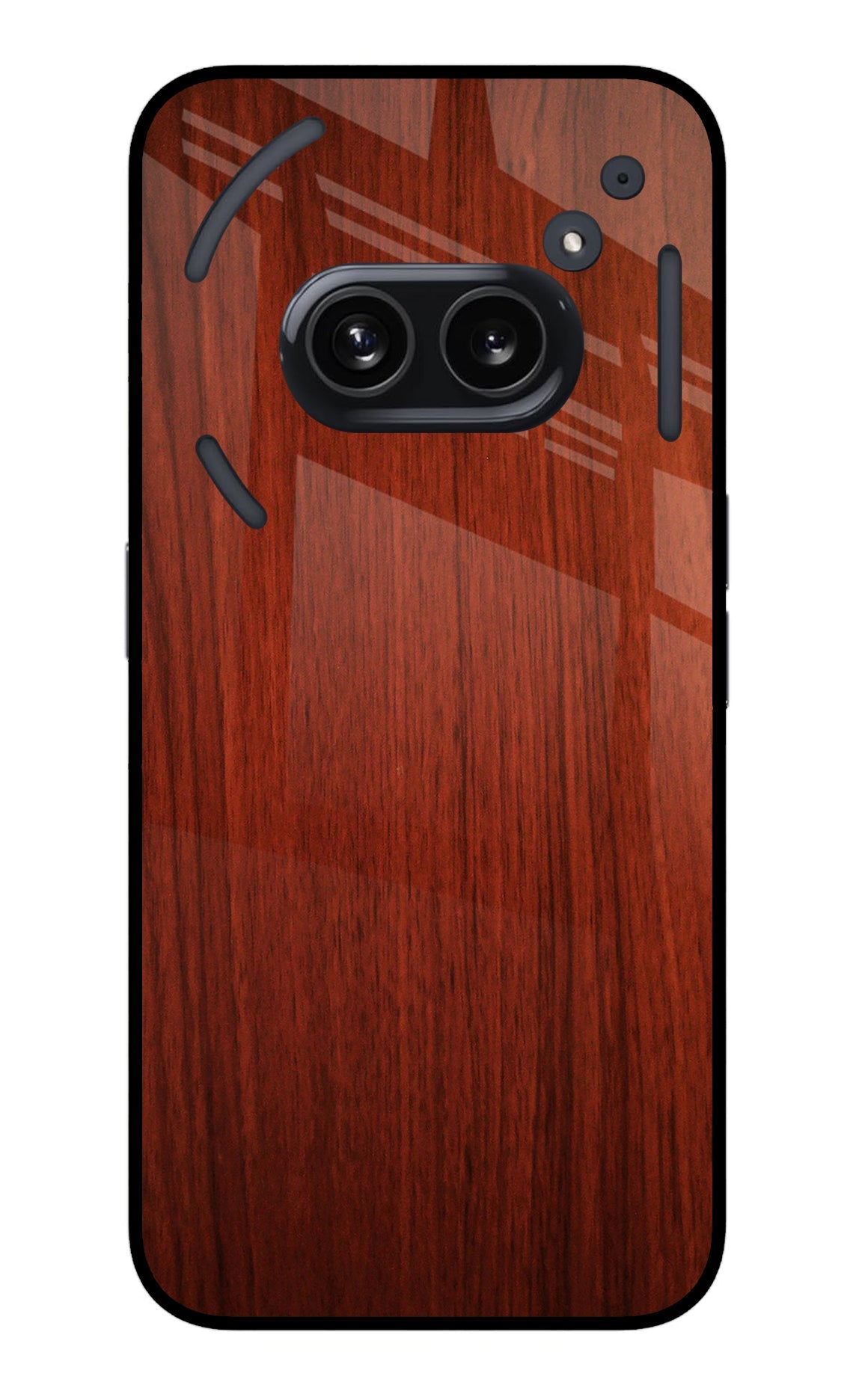 Wooden Plain Pattern Nothing Phone 2A Glass Case