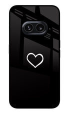 Heart Nothing Phone 2A Glass Case