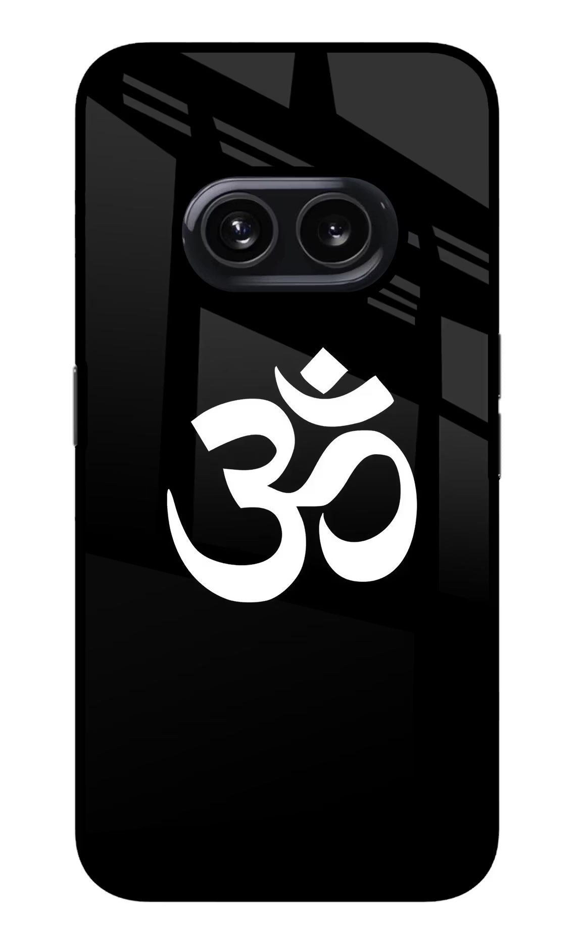 Om Nothing Phone 2A Glass Case Back Cover by Casekaro