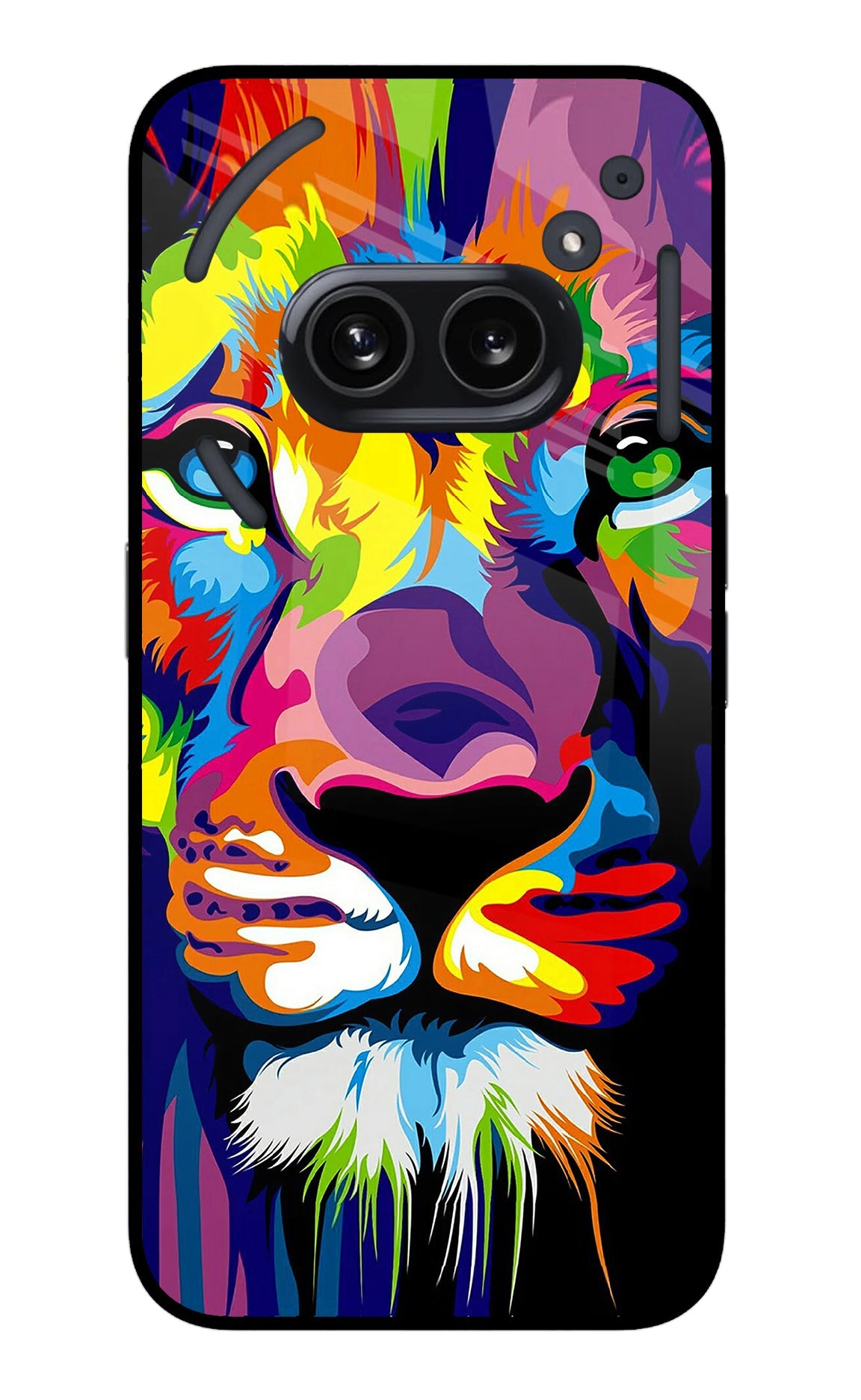 Lion Nothing Phone 2A Glass Case