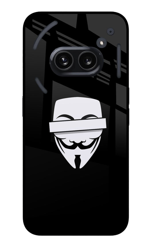 Anonymous Face Nothing Phone 2A Glass Case