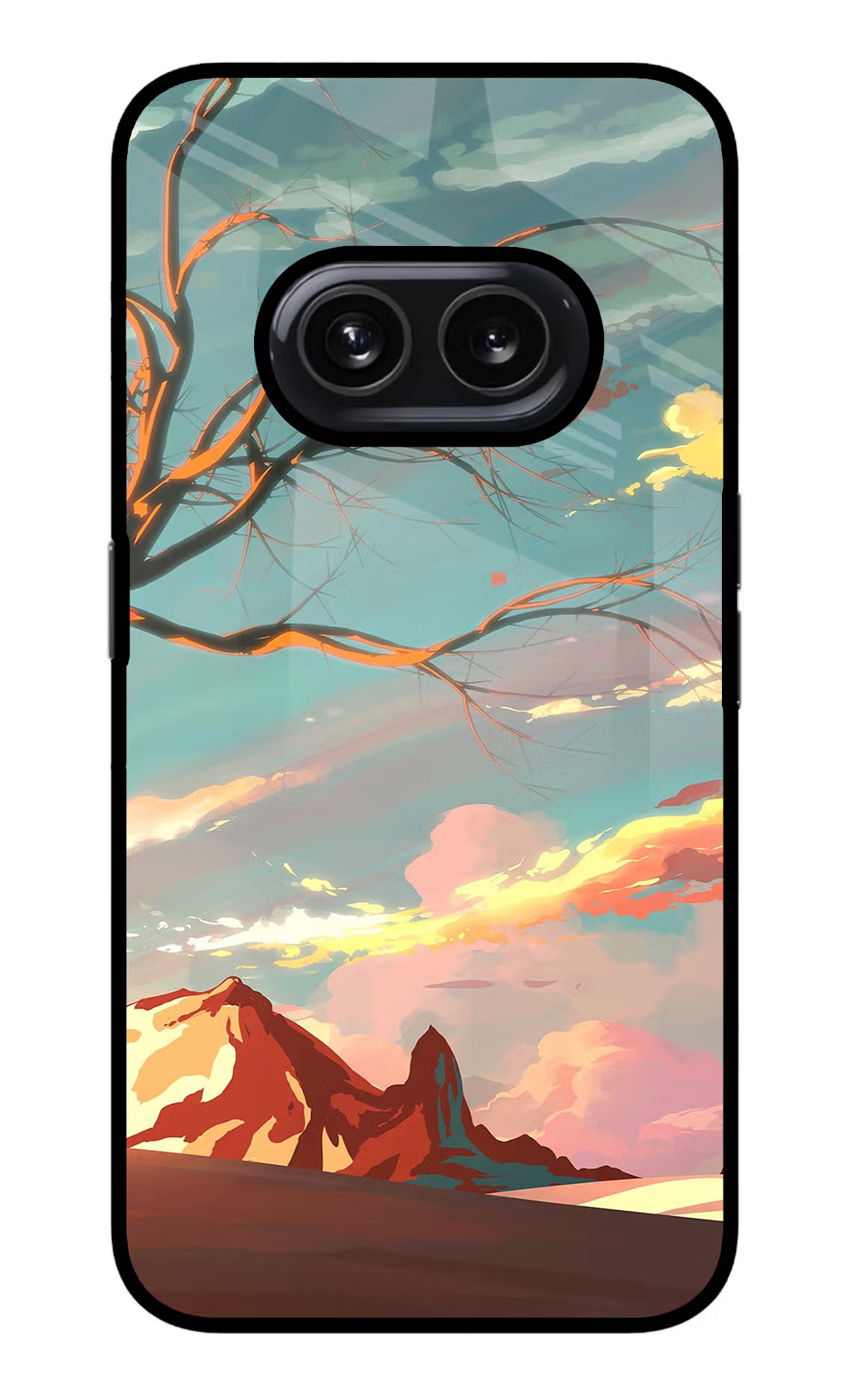 Scenery Nothing Phone 2A Glass Case Back Cover by Casekaro