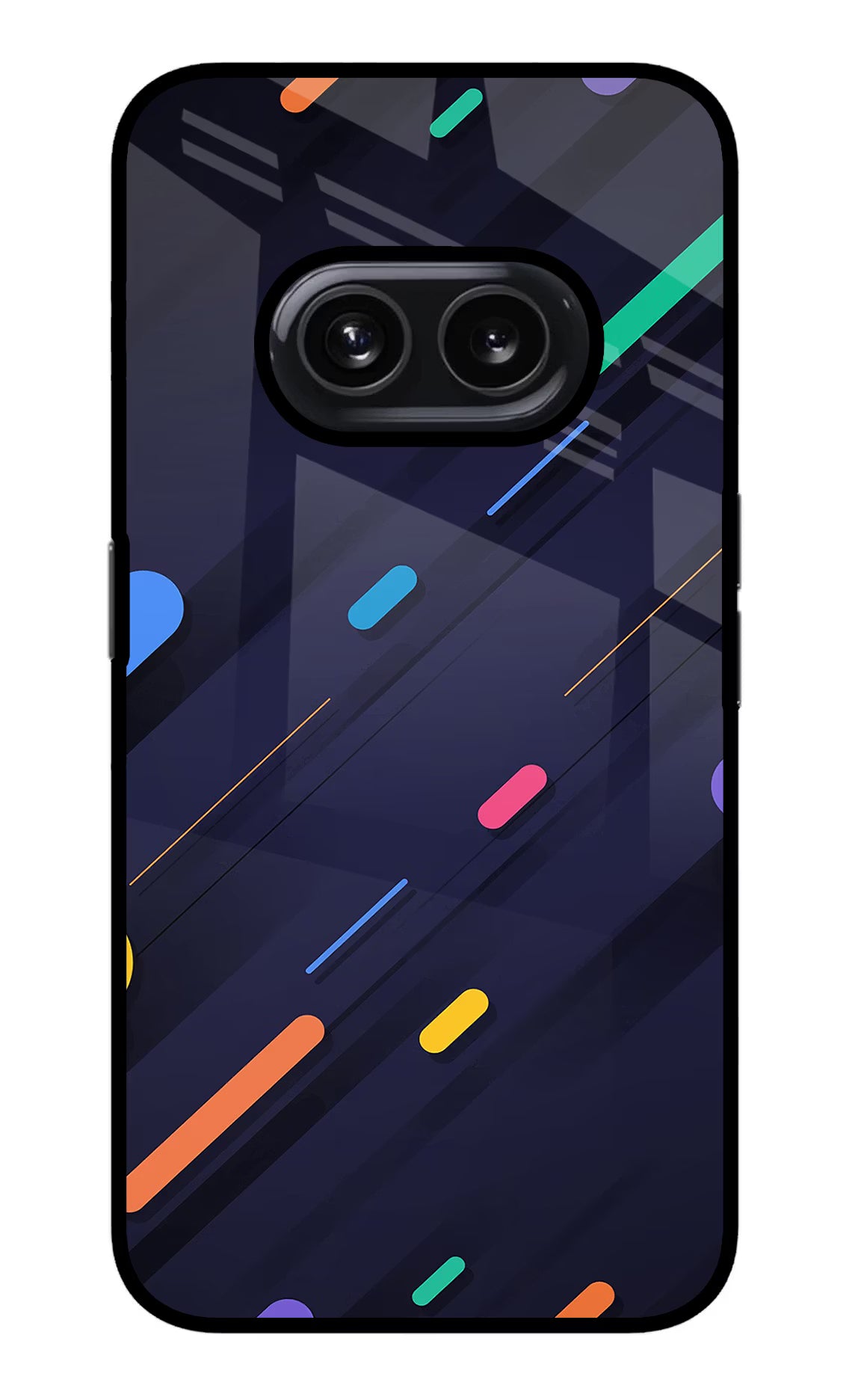 Abstract Design Nothing Phone 2A Glass Case Back Cover by Casekaro