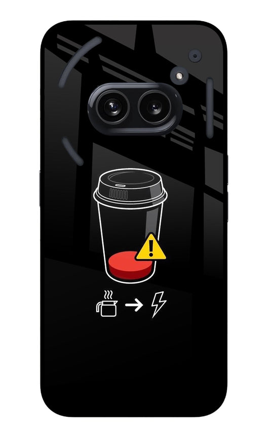 Coffee Nothing Phone 2A Glass Case