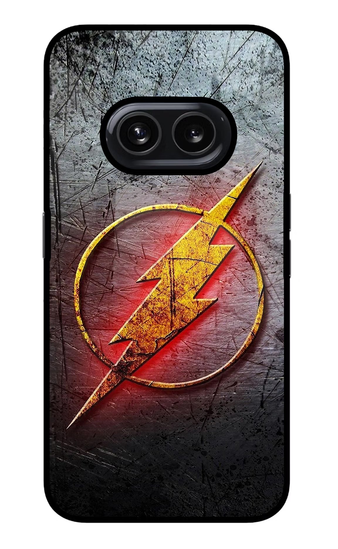 Flash Nothing Phone 2A Glass Case Back Cover by Casekaro