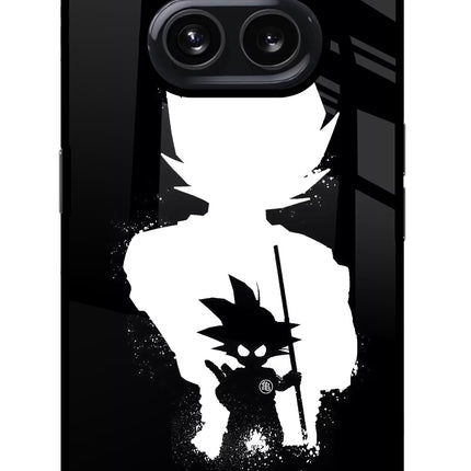 Goku Shadow Nothing Phone 2A Glass Case Back Cover by Casekaro