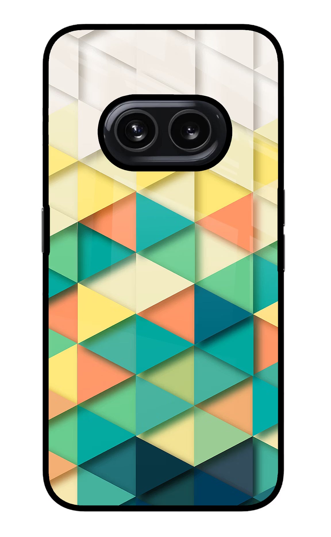 Abstract Nothing Phone 2A Glass Case Back Cover by Casekaro