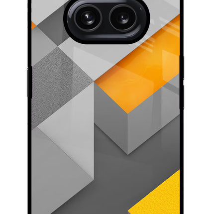 Abstract Nothing Phone 2A Glass Case Back Cover by Casekaro