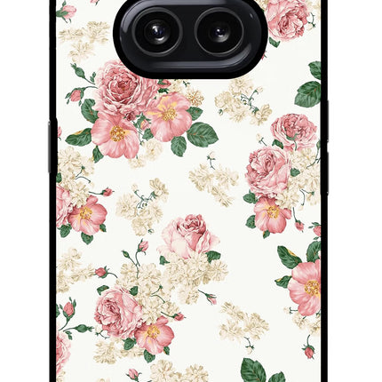 Flowers Nothing Phone 2A Glass Case Back Cover by Casekaro