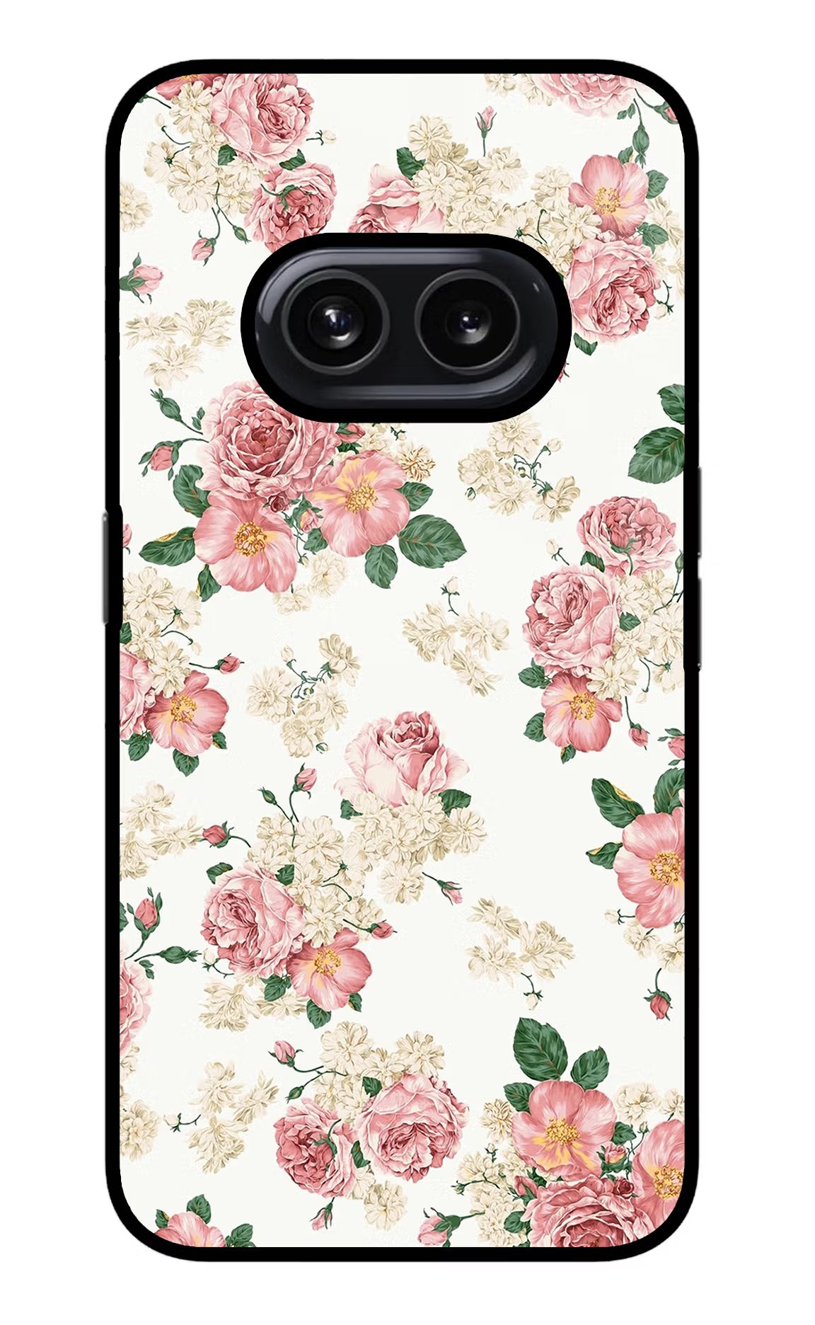 Flowers Nothing Phone 2A Glass Case Back Cover by Casekaro