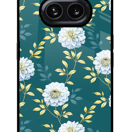 Flowers Nothing Phone 2A Glass Case Back Cover by Casekaro
