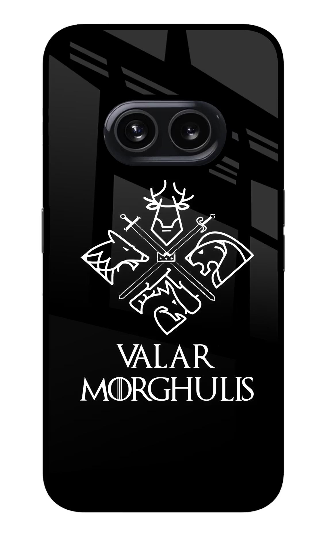 Valar Morghulis | Game Of Thrones Nothing Phone 2A Glass Case Back Cover by Casekaro