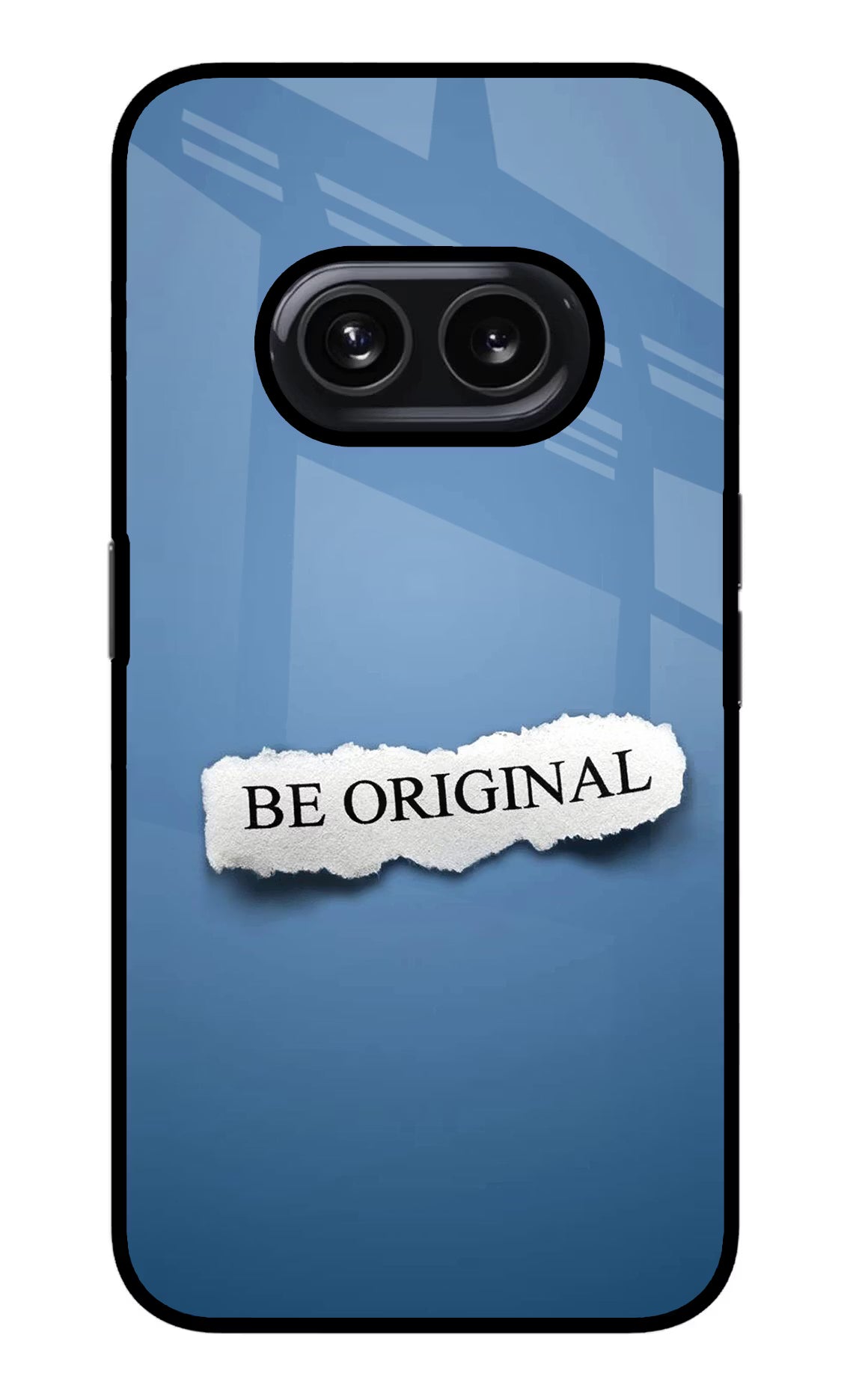 Be Original Nothing Phone 2A Glass Case Back Cover by Casekaro