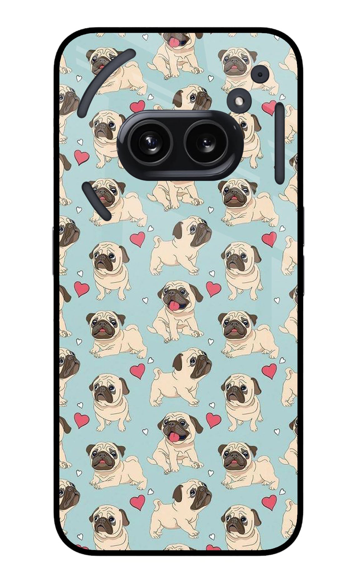 Pug Dog Nothing Phone 2A Glass Case