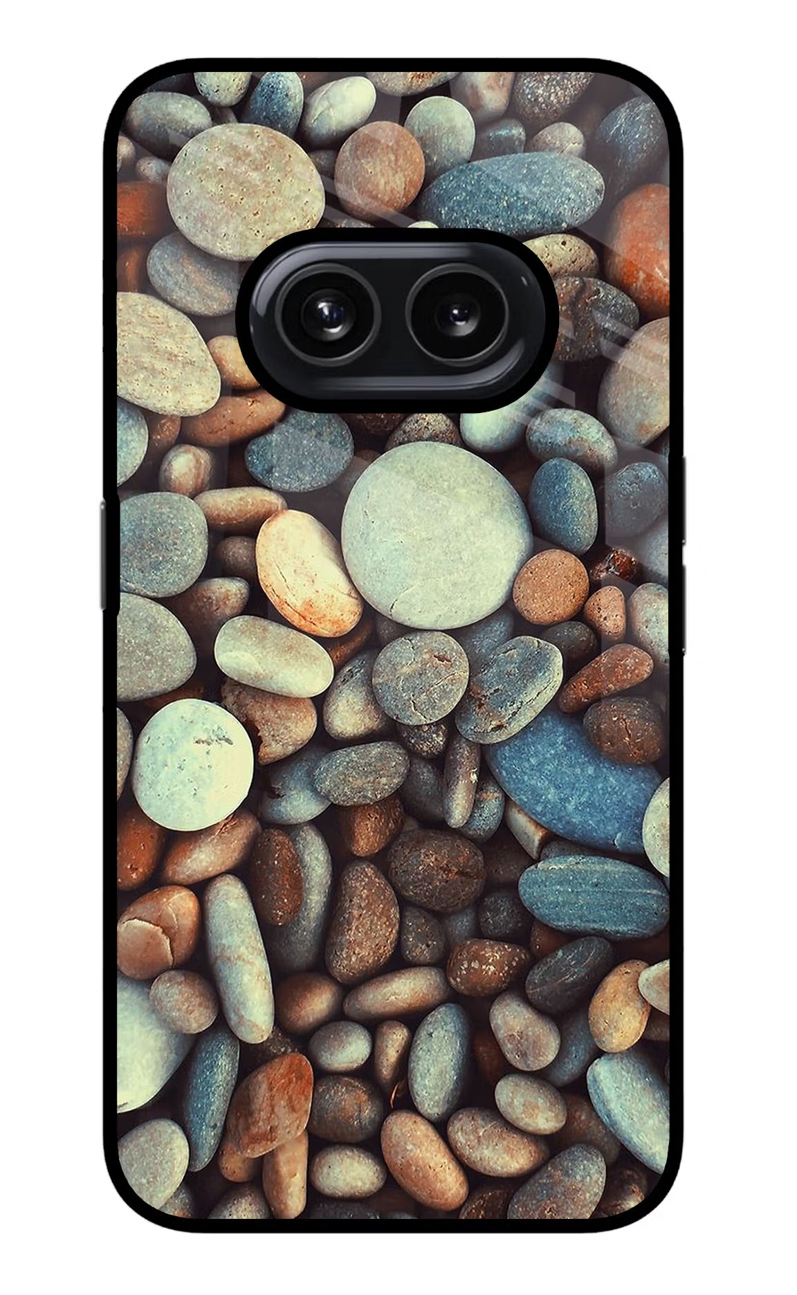 Pebble Nothing Phone 2A Glass Case Back Cover by Casekaro