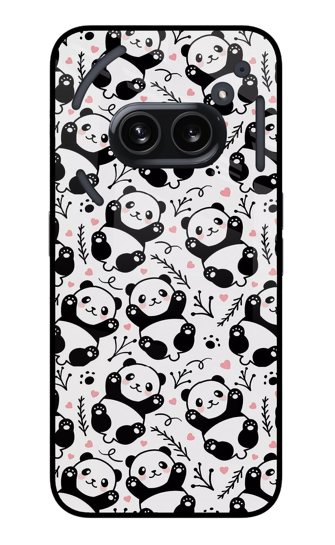 Cute Panda Nothing Phone 2A Glass Case