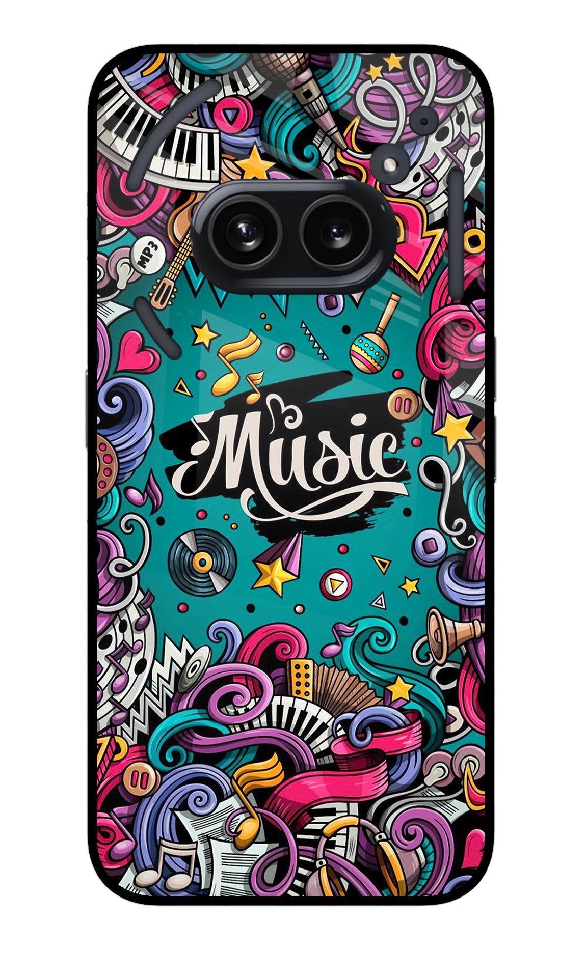 Music Graffiti Nothing Phone 2A Back Cover