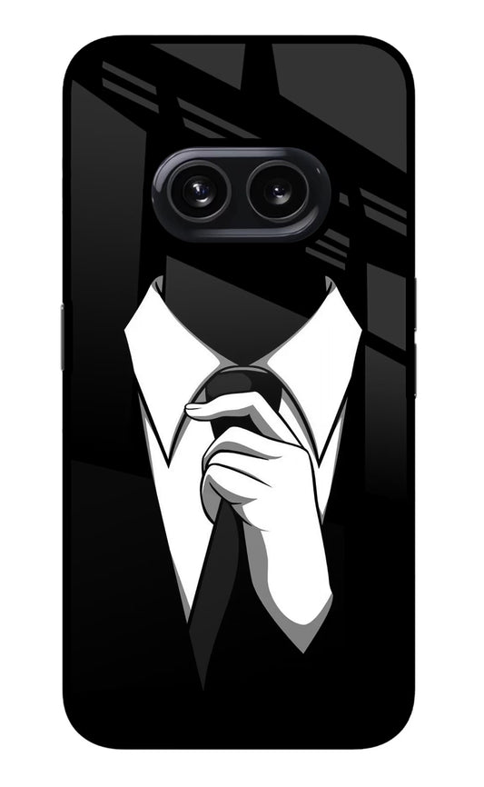 Black Tie Nothing Phone 2A Glass Case