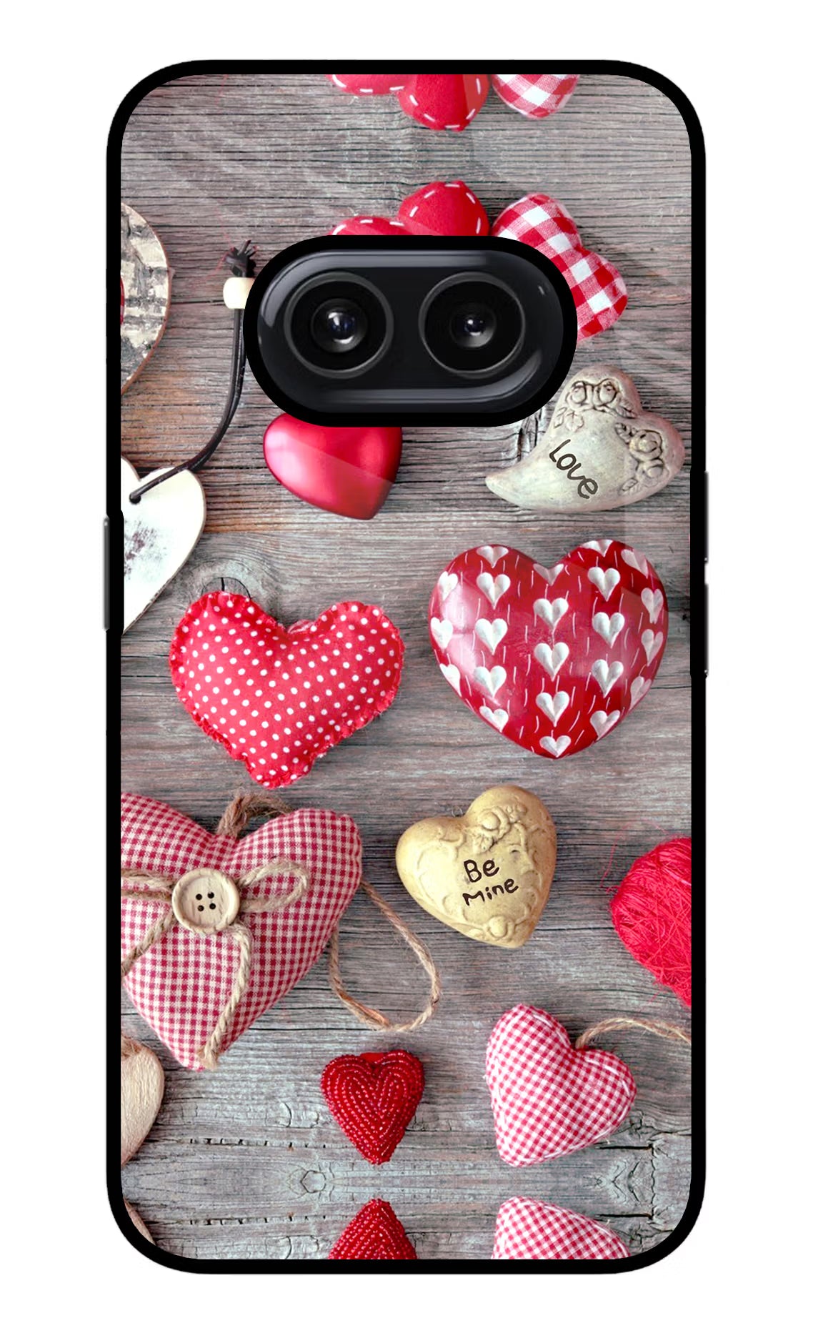Love Wallpaper Nothing Phone 2A Glass Case Back Cover by Casekaro
