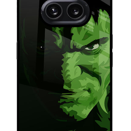HULK Nothing Phone 2A Glass Case Back Cover by Casekaro