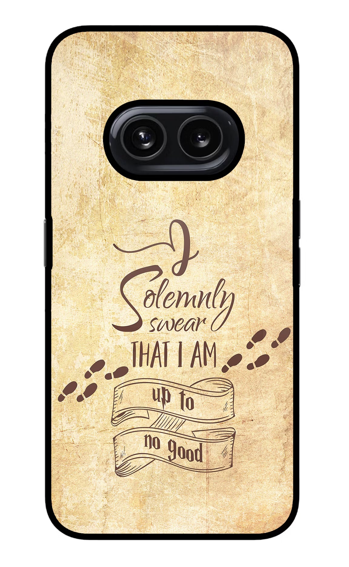 I Solemnly swear that i up to no good Nothing Phone 2A Glass Case Back Cover by Casekaro