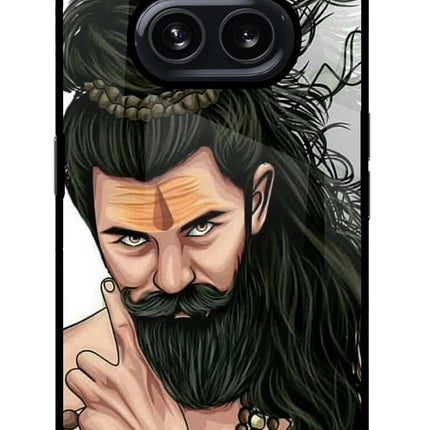 Mahadev Nothing Phone 2A Glass Case Back Cover by Casekaro