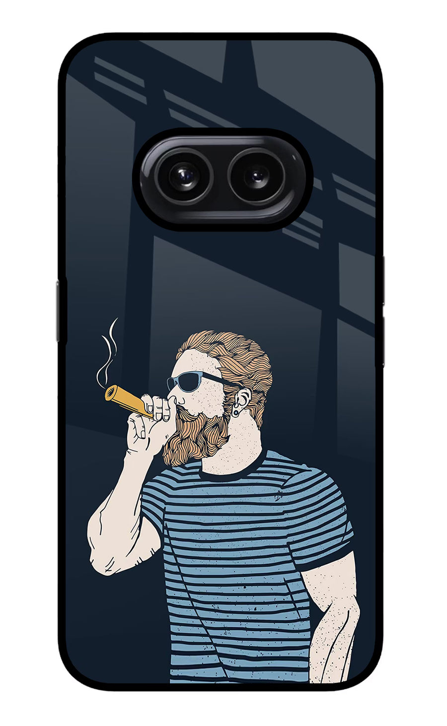 Smoking Nothing Phone 2A Back Cover, Metal case