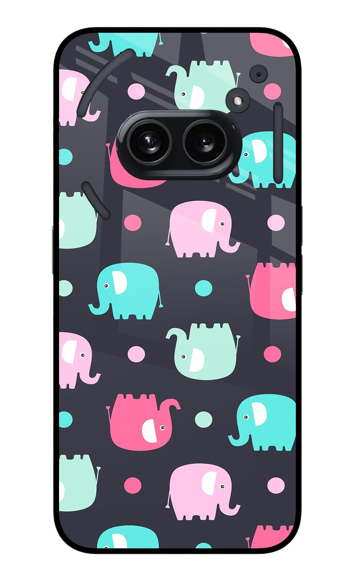 Elephants Nothing Phone 2A Glass Case