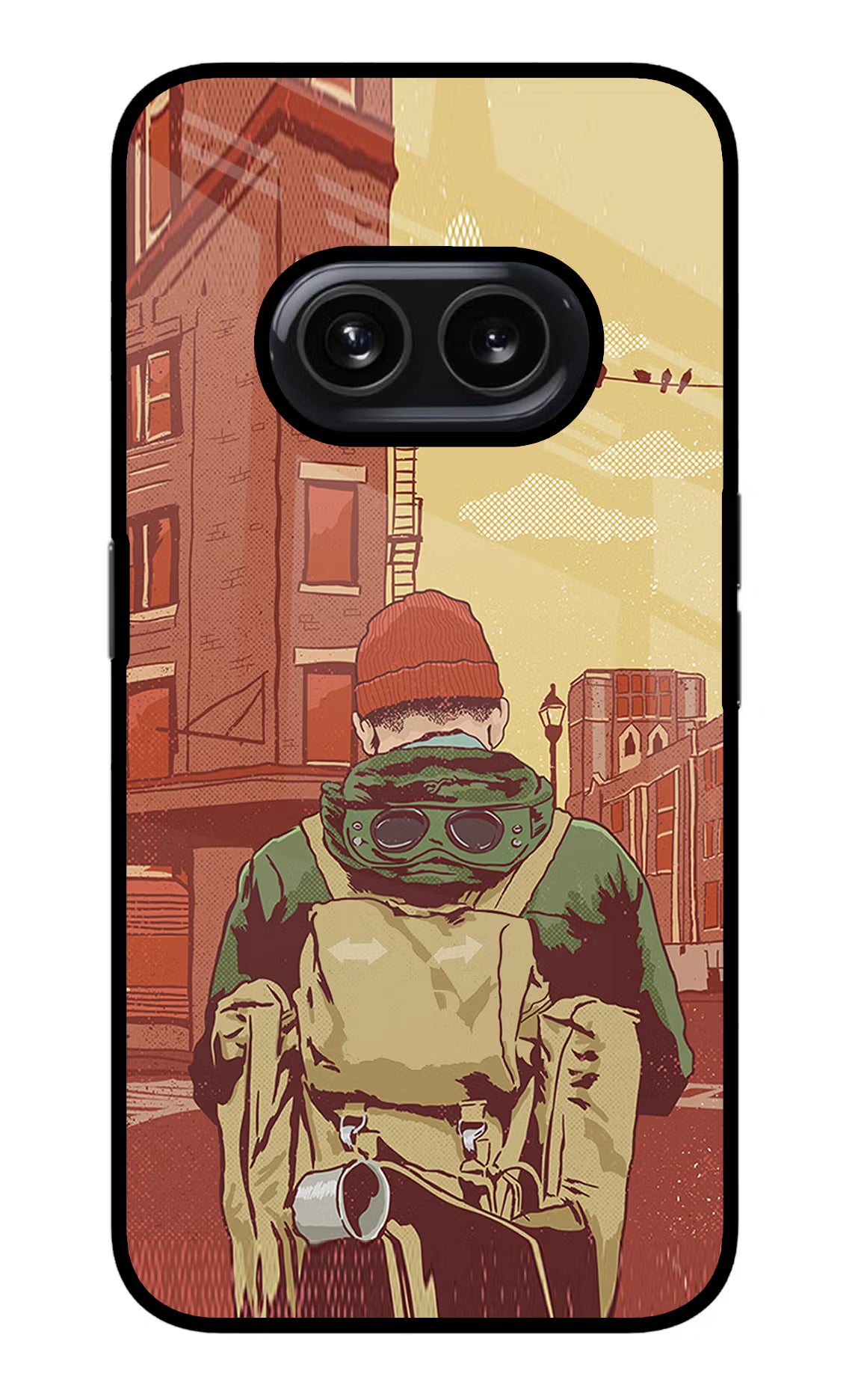Adventurous Nothing Phone 2A Glass Case Back Cover by Casekaro