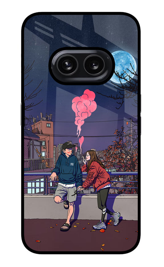 Chilling Couple Nothing Phone 2A Glass Case