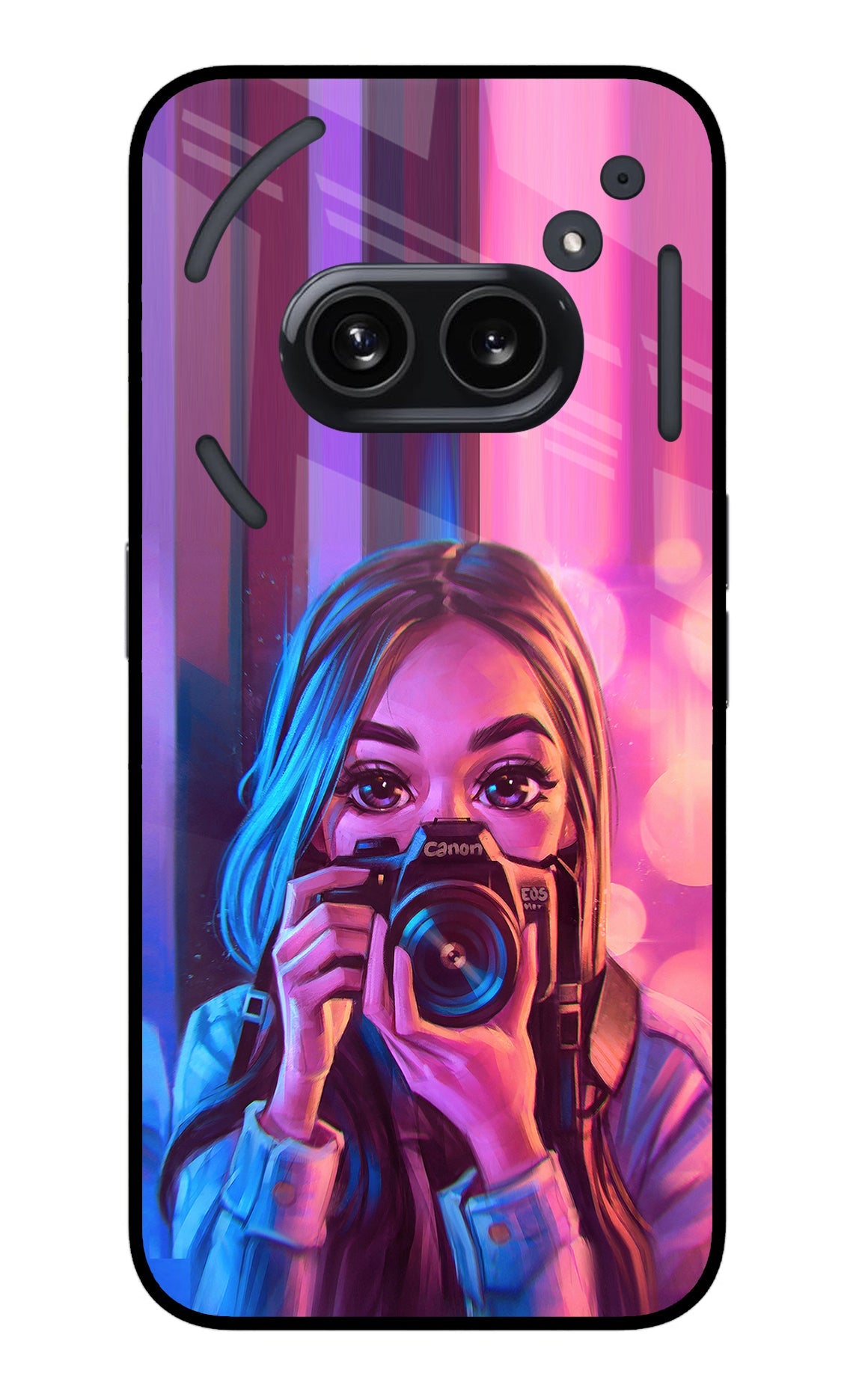 Girl Photographer Nothing Phone 2A Glass Case