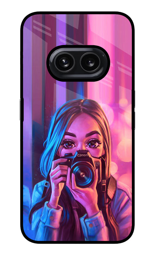 Girl Photographer Nothing Phone 2A Glass Case